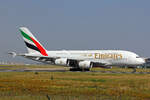 Emirates Airlines, A6-EDV, Airbus A380-861, msn: 101, 13.August 2025, FRA Frankfurt, Germany.
