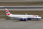 BA CityFlyer, G-LCYL, Embraer ERJ-190LR, msn: 19000346, 07.März 2026, ZRH Zürich, Switzerland.