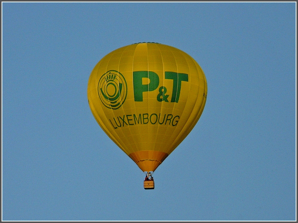 . LX-BPO macht Werbung fr die luxemburgische Post. Schieren 17.04.10.