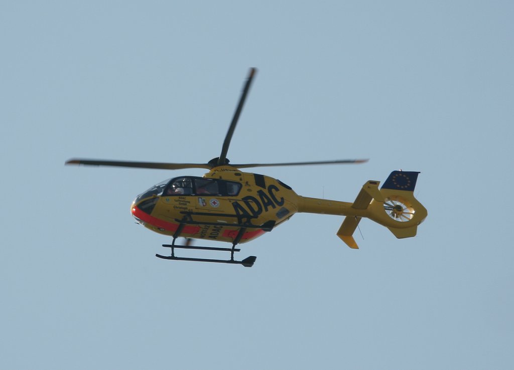 ADAC Luftrettung EC-135P2  D-HSWG  Christoph 48  am 17.09.2011 ber dem Flughafen Berlin-Tegel