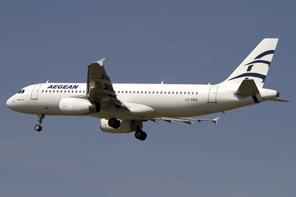 Aegean Airlines, LZ-MDA, Airbus, A320-232, 15.06.2011, TLS, Toulouse, France



