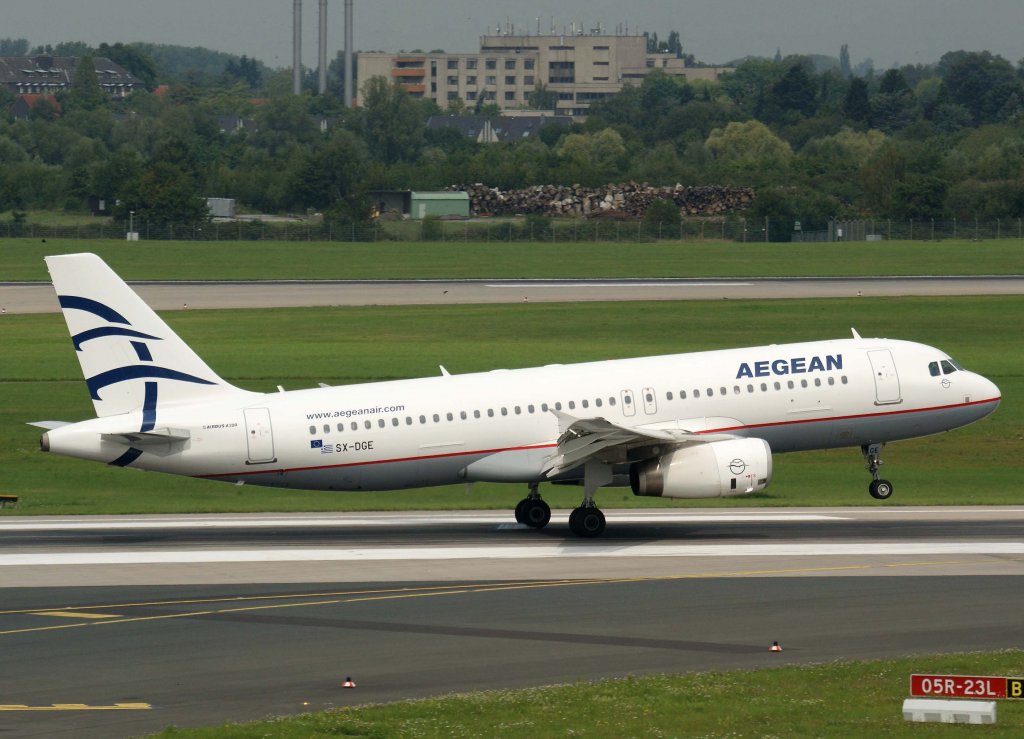 Aegean Airlines, SX-DGE, Airbus A 320-200, 28.07.2011, DUS-EDDL, Dsseldorf, Germany