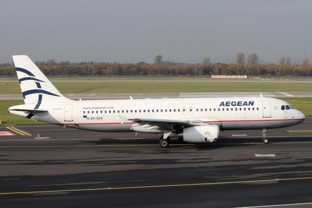 Aegean Airlines, SX-DVG  Ethos , Airbus, A 320-200, 10.11.2012, DUS-EDDL, Dsseldorf, Germany 

