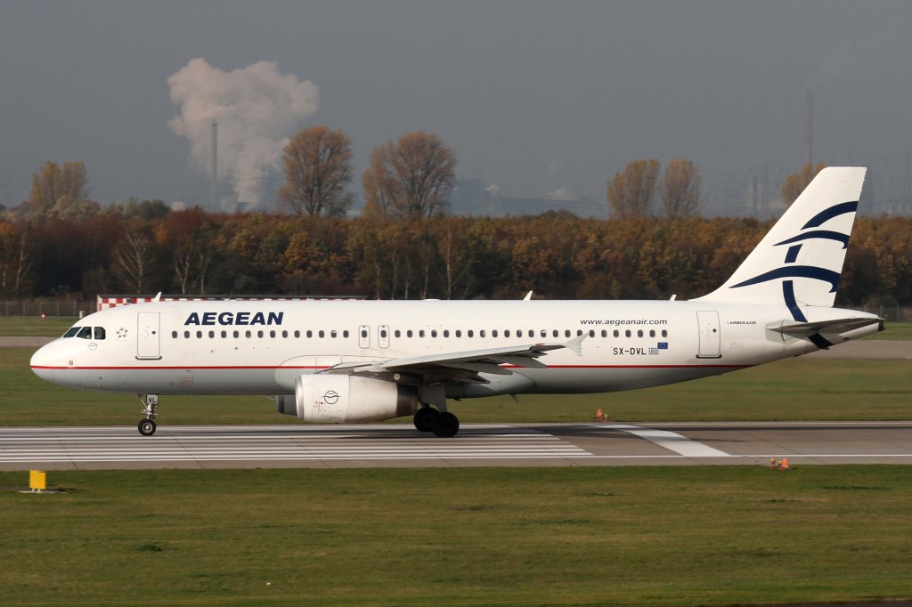 Aegean Airlines, SX-DVL, Airbus, A 320-200, 10.11.2012, DUS-EDDL, Dsseldorf, Germany 