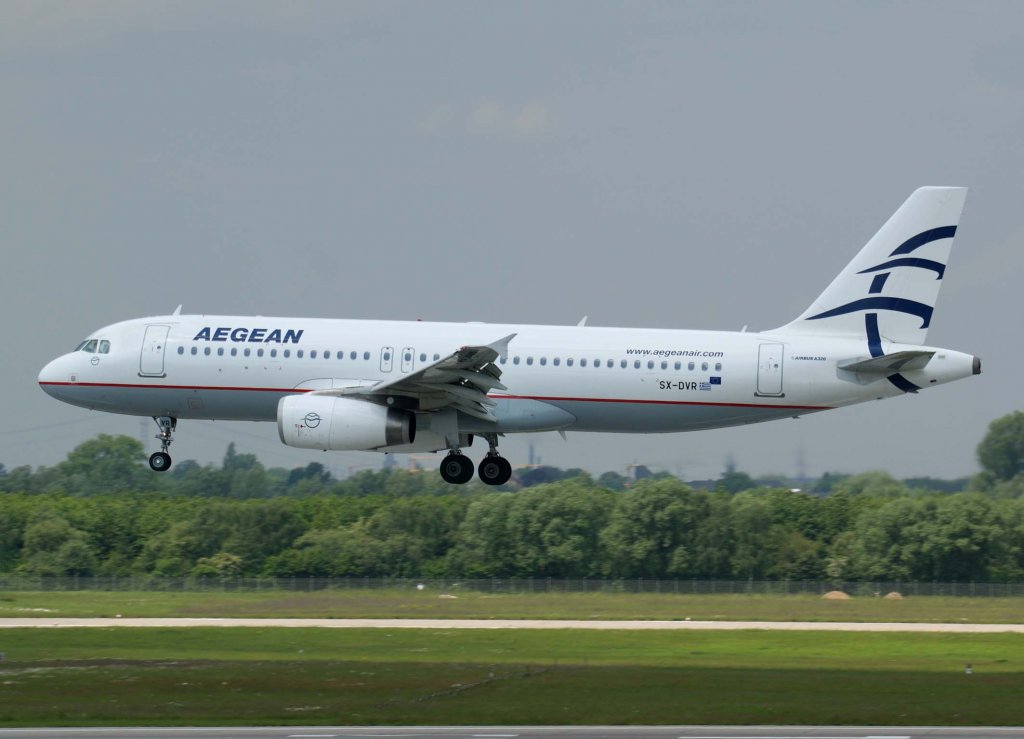 Aegean Airlines, SX-DVR, Airbus A 320-200, 2010.05.24, DUS, Dsseldorf, Germany 
