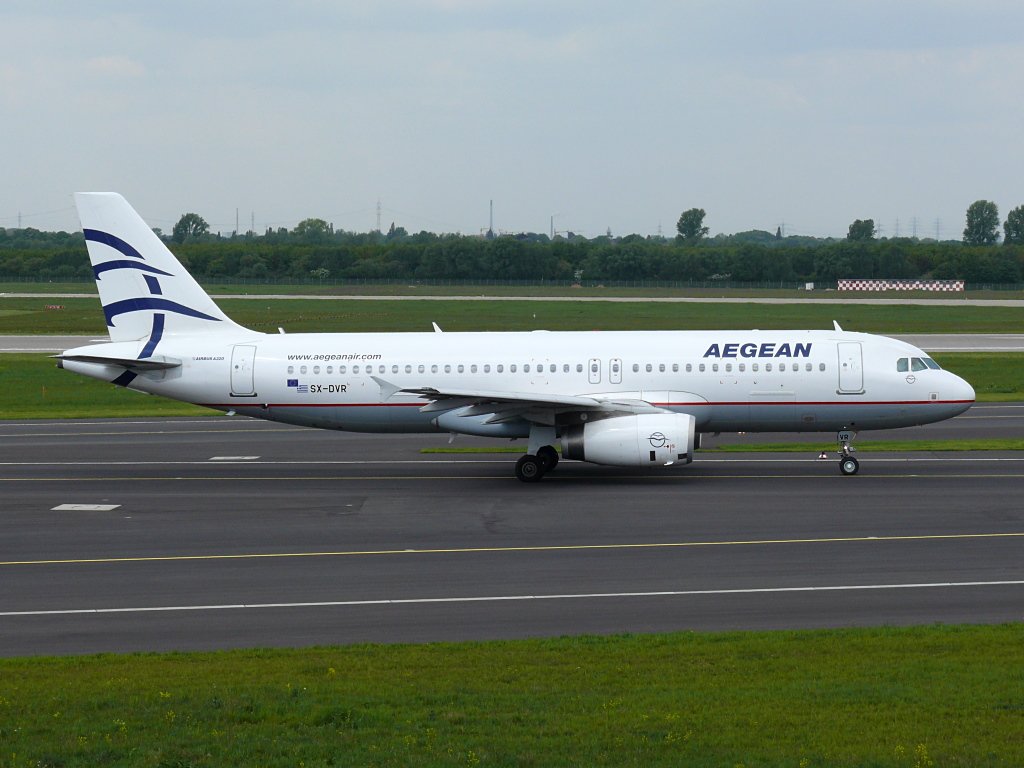 Aegean Airlines; SX-DVR; Airbus A320-232. Flughafen Dsseldorf. 16.05.2010.