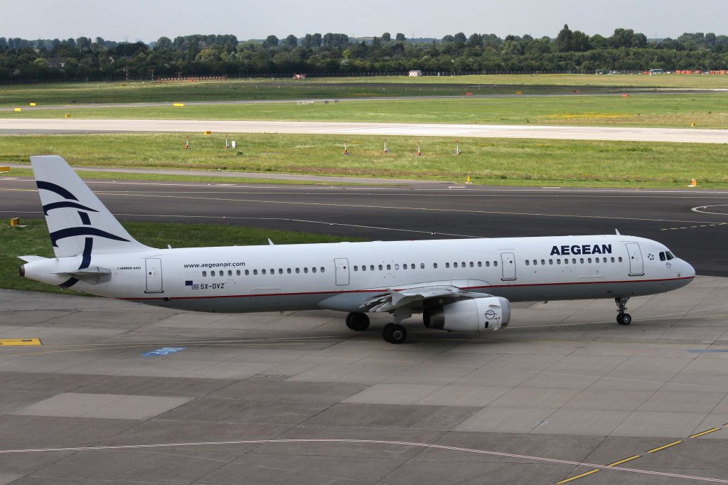 Aegean Airlines, SX-DVZ, Airbus, A 321-200, 11.08.2012, DUS-EDDL, Dsseldorf, Germany 