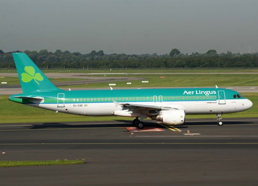 Aer Lingus, EI-CVD, Airbus A 320-200 (St. Kevin - Caoimhin), 2010.09.23, DUS-EDDL, Dsseldorf, Germany 

