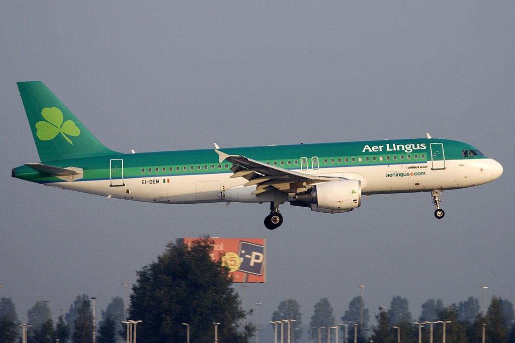 Aer Lingus, EI-DEM, Airbus, A320-214, 19.09.2009, AMS, Amsterdam, Niederlande 



