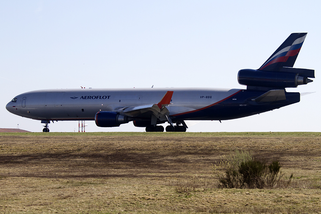 Aeroflot Cargo, VP-BDQ, McDonnell Douglas, MD-11F, 02.04.2011, HHN, Hahn, Germany




