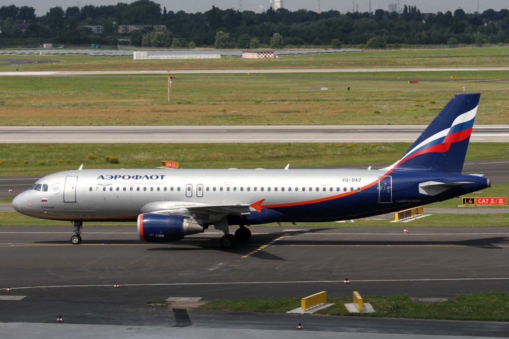 Aeroflot, VQ-BAZ  V.Obruchev , Airbus, A 320-200, 11.08.2012, DUS-EDDL, Dsseldorf, Germany 