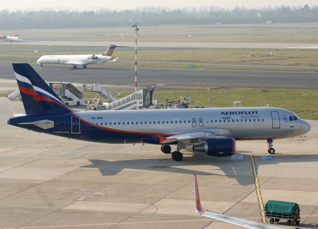 Aeroflot, VQ-BIW, Airbus A 320-200  V.Glushko , 04.03.2011, DUS-EDDL, Dsseldorf, Germany 

