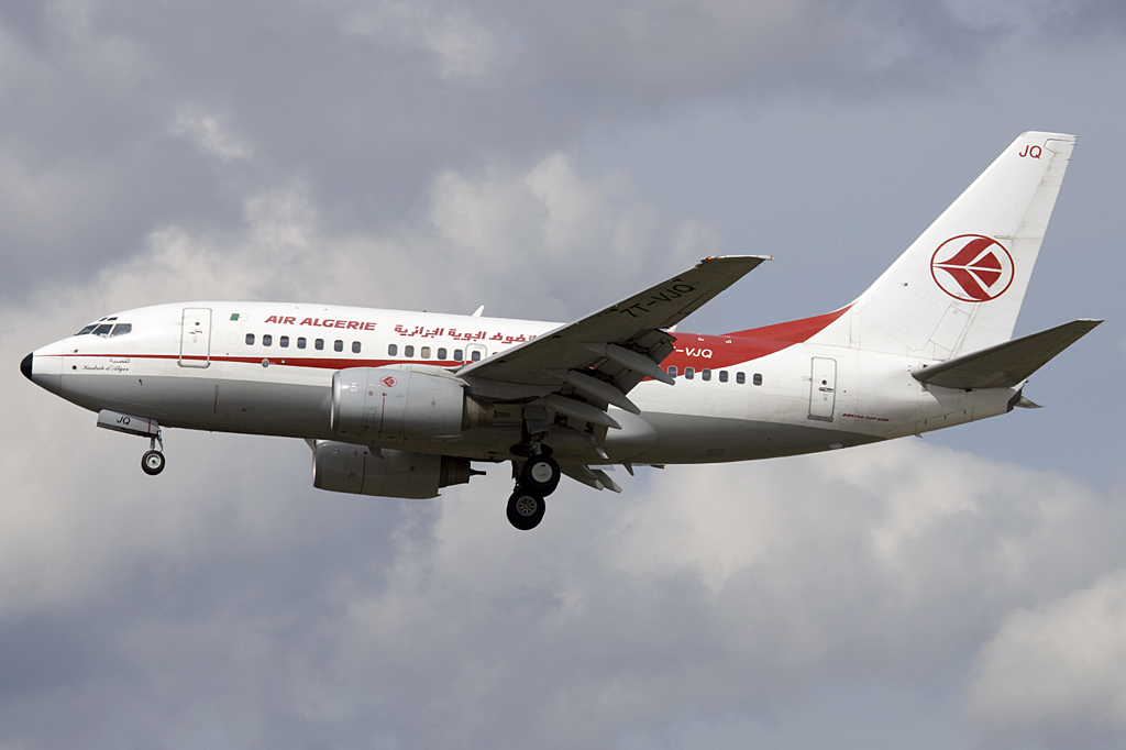 Air Algerie, 7T-VJQ, Boeing, B737-6D6, 02.04.2010, FRA, Frankfurt, Germany 

