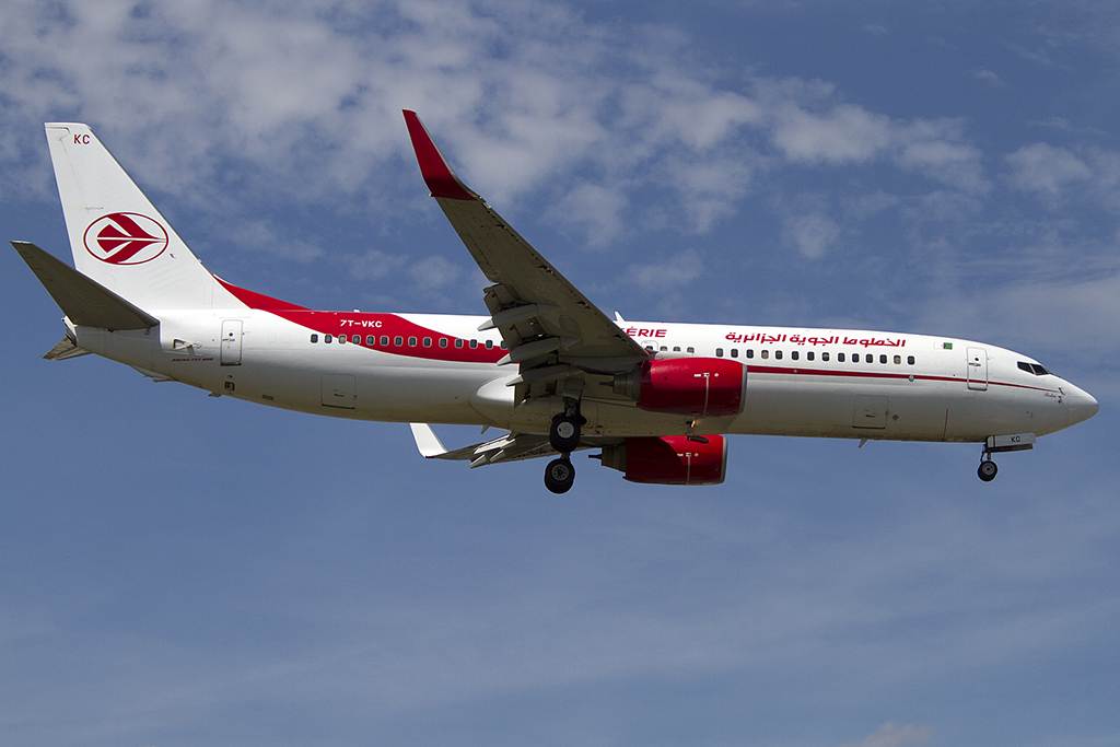 Air Algerie, 7T-VKC, Boeing, B737-8G6, 04.08.2012, GVA, Geneve, Switzerland 






