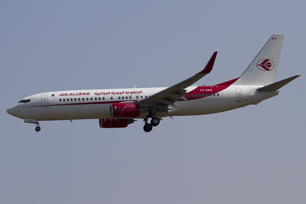 Air Algerie, 7T-VKH, Boeing, B737-8D6, 06.09.2012, TLS, Toulouse, France





