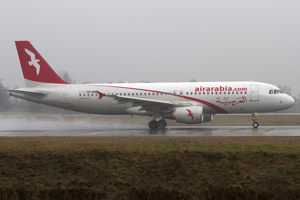 Air Arabia, CN-NMD, Airbus, A320-214, 20.02.2011, BSL, Basel, Switzerland 




