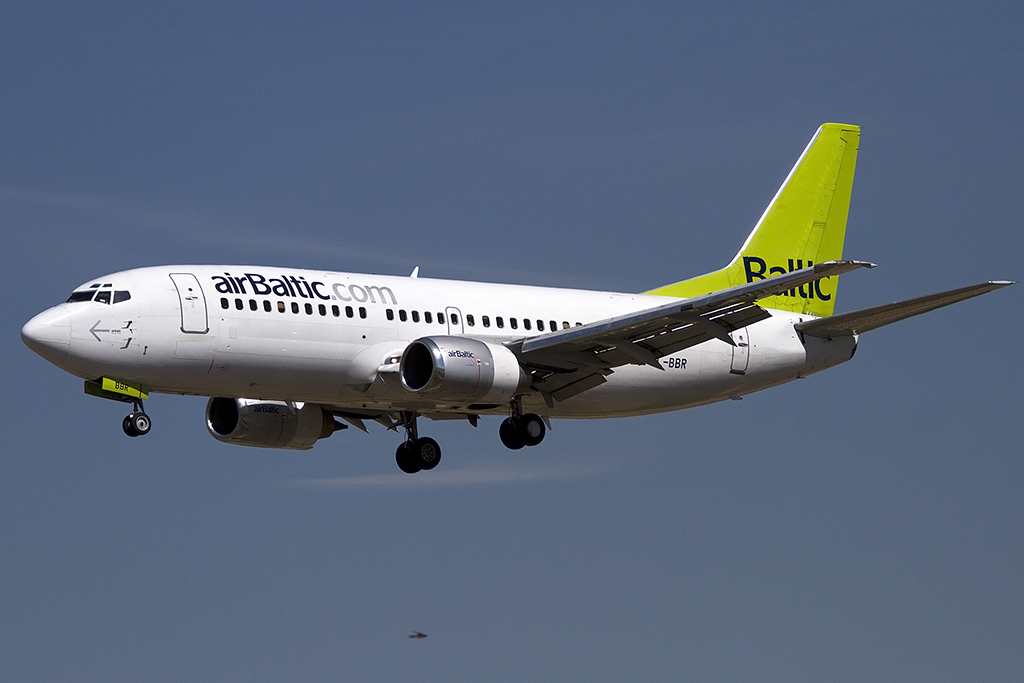 Air Baltic, YL-BBR, Boeing, B737-31S, 14.09.2012, BCN, Barcelona, Spain




