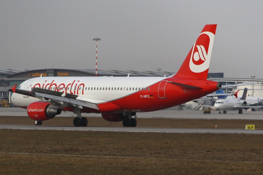 Air Berlin 
Airbus A320-214
D-ABFG 
STR Stuttgart [Echterdingen], Germany
12.02.11