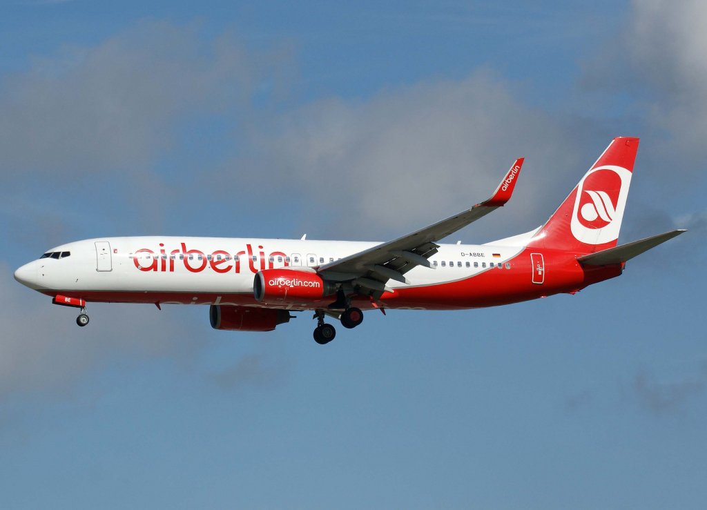 Air Berlin, D-ABBE, Boeing, 737-8oo wl, 10.09.2011, FRA-EDDF, Frankfurt, Germany 