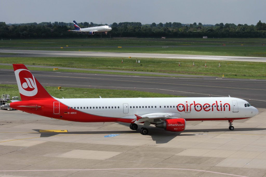 Air Berlin, D-ABCC, Airbus, A 321-200, 11.08.2012, DUS-EDDL, Dsseldorf, Germany 