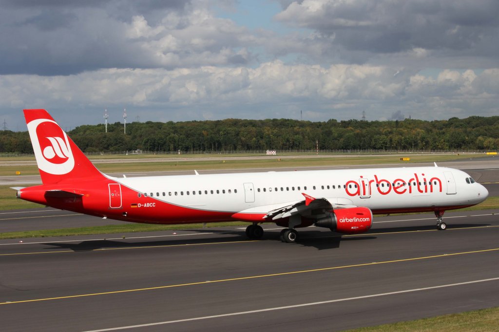 Air Berlin, D-ABCC, Airbus, A 321-200, 22.09.2012, DUS-EDDL, Dsseldorf, Germany

