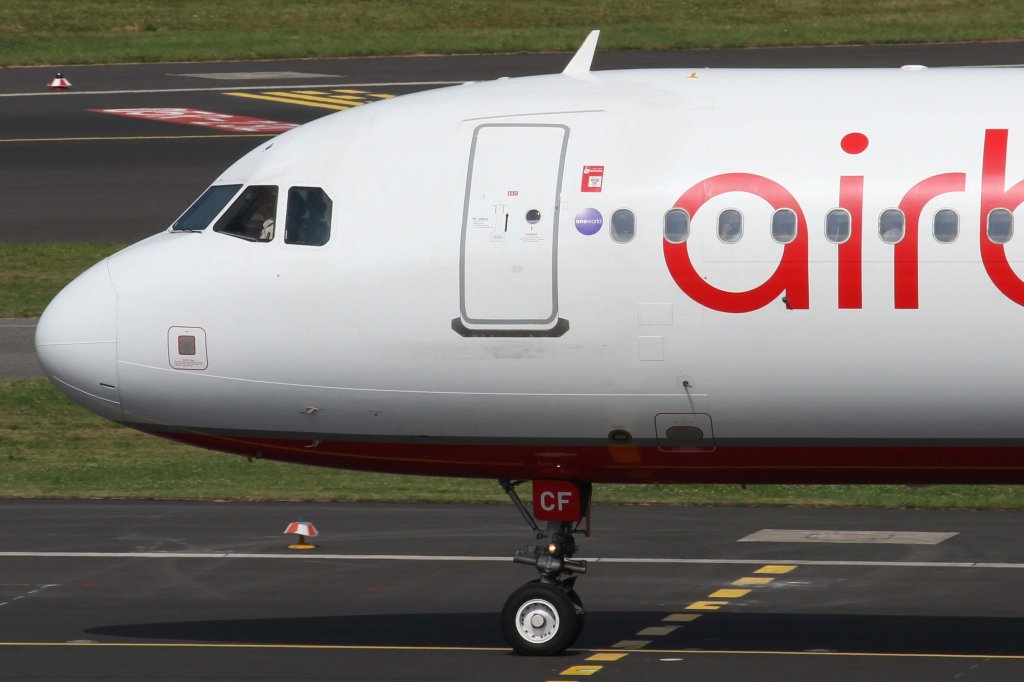 Air Berlin, D-ABCF, Airbus, A 321-200 (Bug/Nose), 11.08.2012, DUS-EDDL, Dsseldorf, Germany 