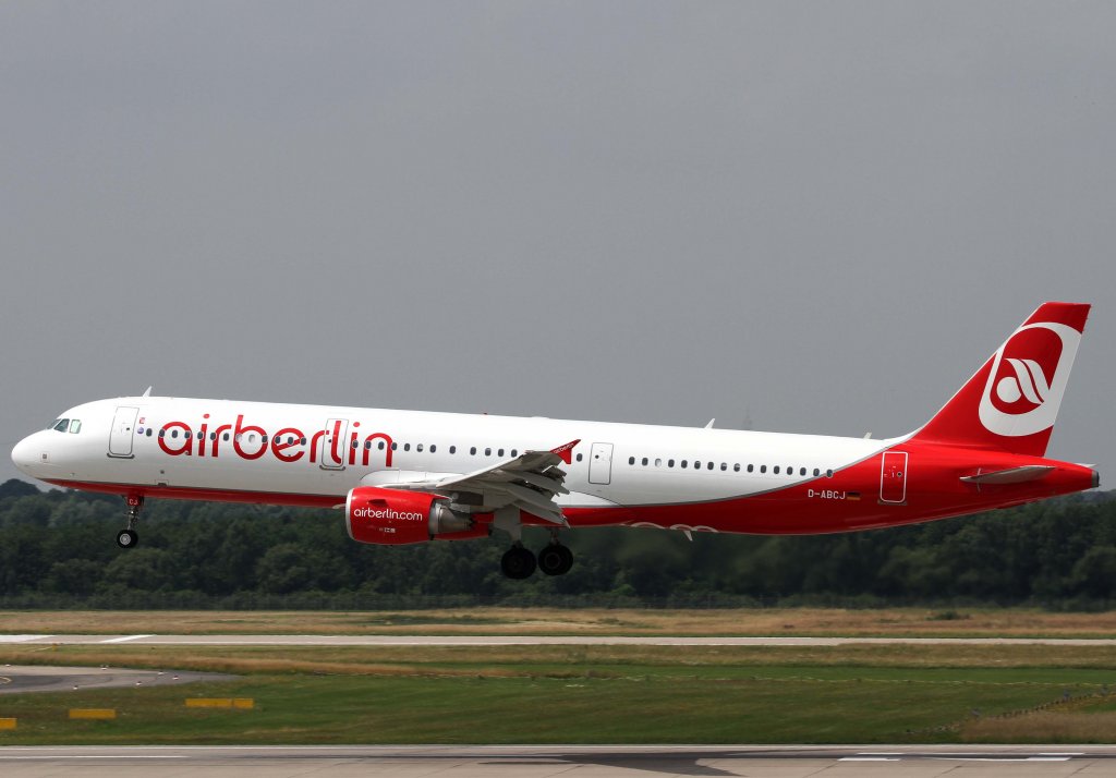 Air Berlin, D-ABCJ, Airbus, A 321-200, 01.07.2013, DUS-EDDL, Dsseldorf, Germany