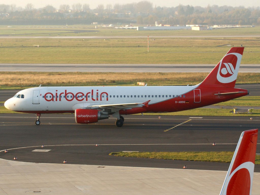 Air Berlin, D-ABDQ, Airbus A 320-200, 13.11.2011, DUS-EDDL, Dsseldorf, Germany 
