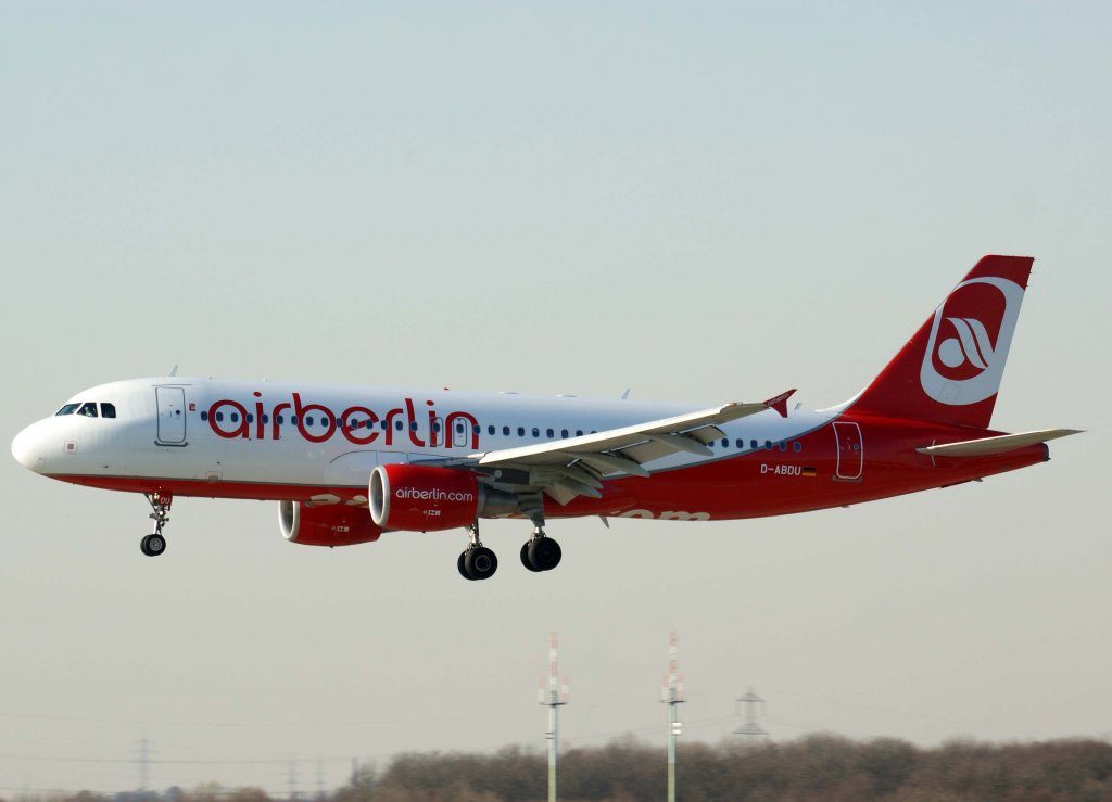 Air Berlin, D-ABDU, Airbus A 320-200, 20.03.2011, DUS-EDDL, Dsseldorf, Germany