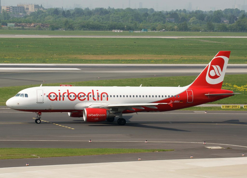 Air Berlin, D-ABDU, Airbus, A 320-200, 29.04.2011, DUS-EDDL, Dsseldorf, Germany 