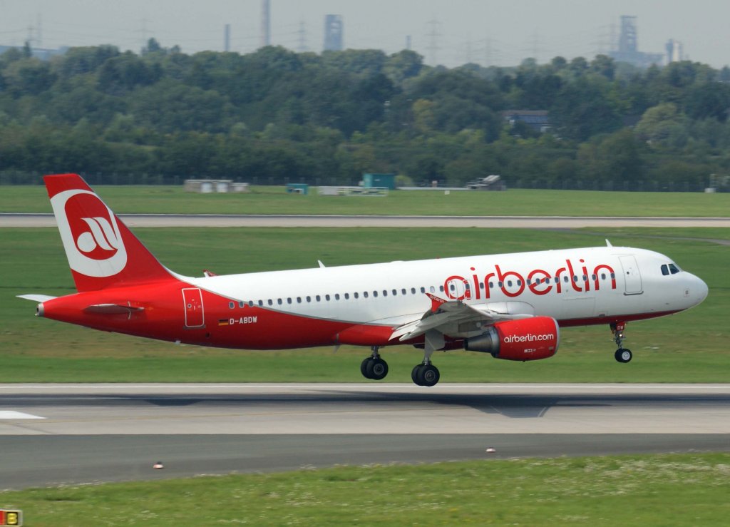 Air Berlin, D-ABDW, Airbus A 320-200, 28.07.2011, DUS-EDDL, Dsseldorf, Germany 

