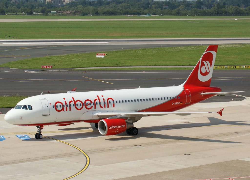 Air Berlin, D-ABDW, Airbus A 320-200, 28.07.2011, DUS-EDDL, Dsseldorf, Germany 

