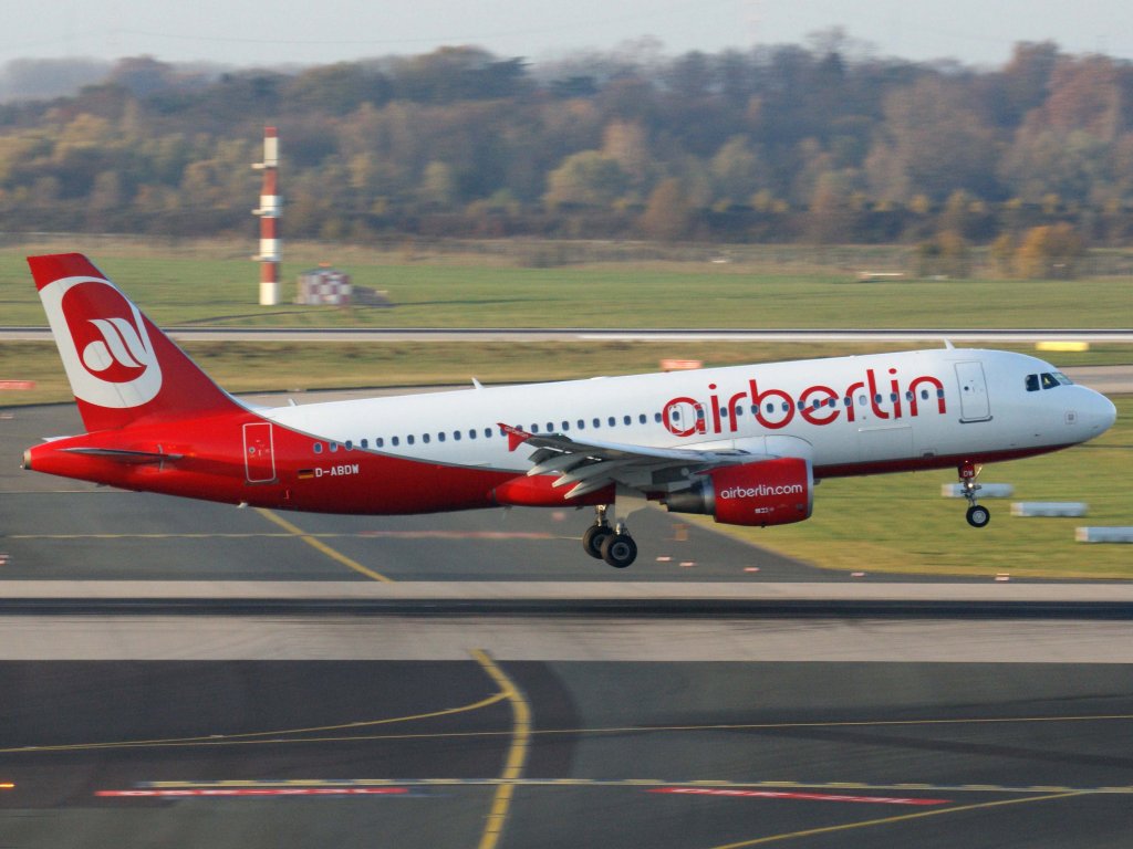 Air Berlin, D-ABDW, Airbus A 320-200, 13.11.2011, DUS-EDDL, Dsseldorf, Germany 