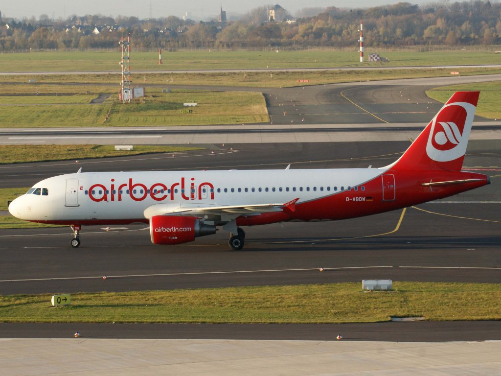 Air Berlin, D-ABDW, Airbus A 320-200, 13.11.2011, DUS-EDDL, Dsseldorf, Germany 