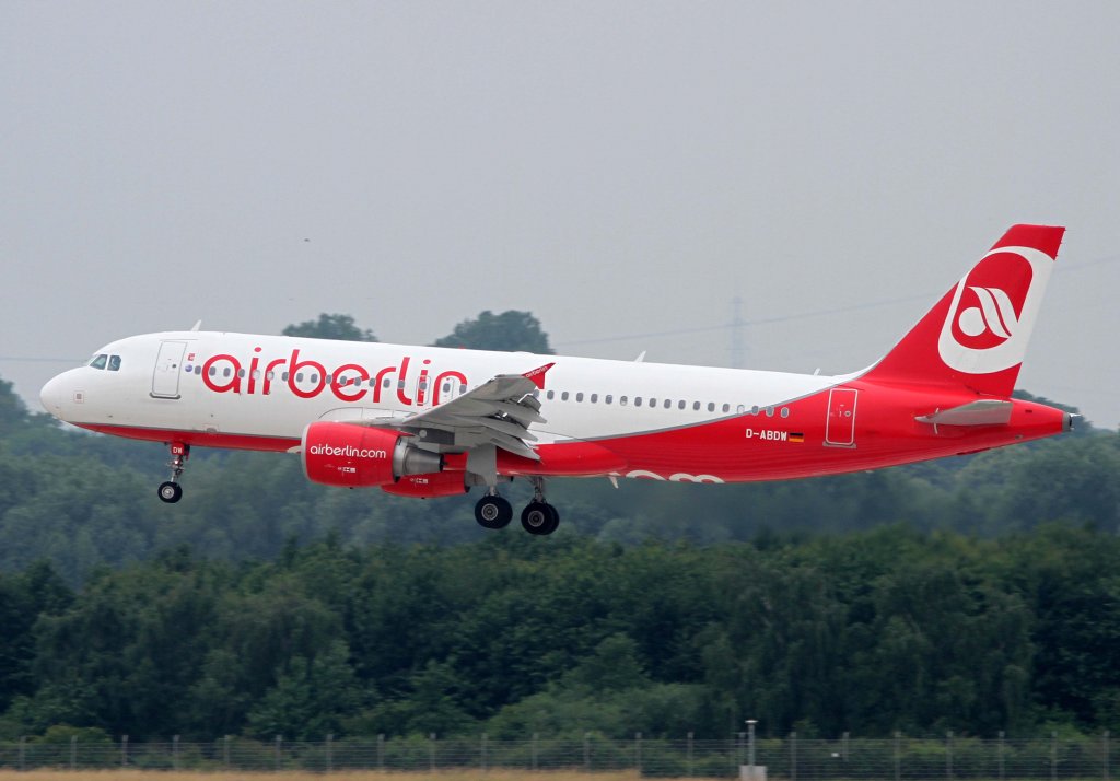Air Berlin, D-ABDW, Airbus, A 320-200, 01.07.2013, DUS-EDDL, Dsseldorf, Germany 