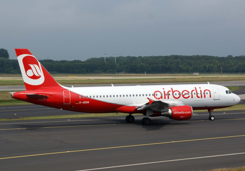 Air Berlin, D-ABDW, Airbus, A 320-200, 01.07.2013, DUS-EDDL, Dsseldorf, Germany 