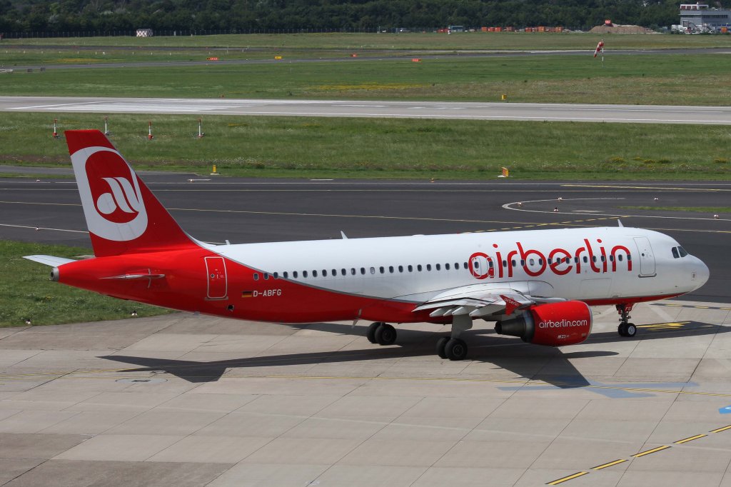 Air Berlin, D-ABFG, Airbus, A 320-200, 11.08.2012, DUS-EDDL, Dsseldorf, Germany 