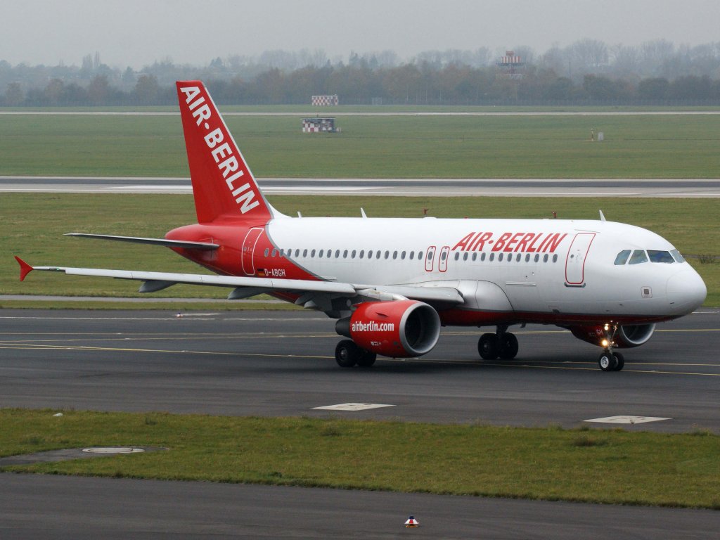 Air Berlin, D-ABGH, Airbus A 319-100, 13.11.2011, DUS-EDDL, Dsseldorf, Germany 