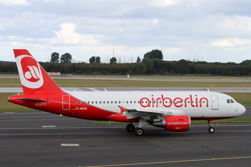 Air Berlin, D-ABGN, Airbus, A 319-100, 22.09.2012, DUS-EDDL, Dsseldorf, Germany 