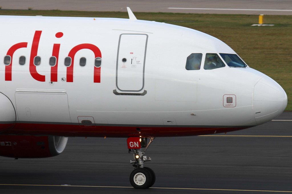 Air Berlin, D-ABGN, Airbus, A 319-100 (Bug/Nose), 22.09.2012, DUS-EDDL, Dsseldorf, Germany 