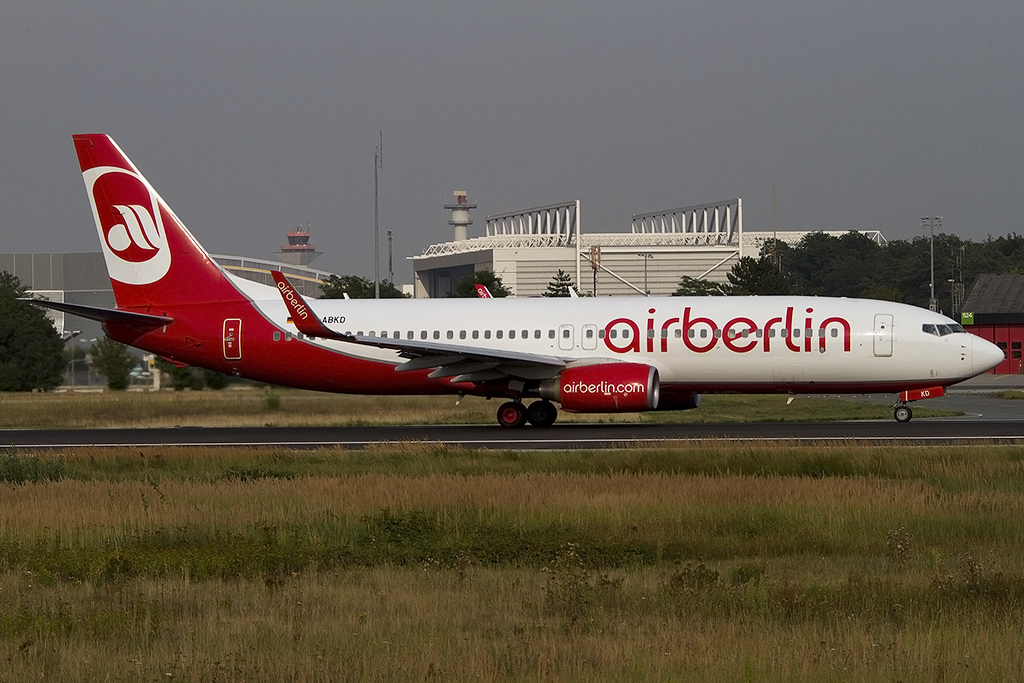 Air Berlin, D-ABKD, Boeing, B737-86J, 21.08.2012, FRA, Frankfurt, Germany 




