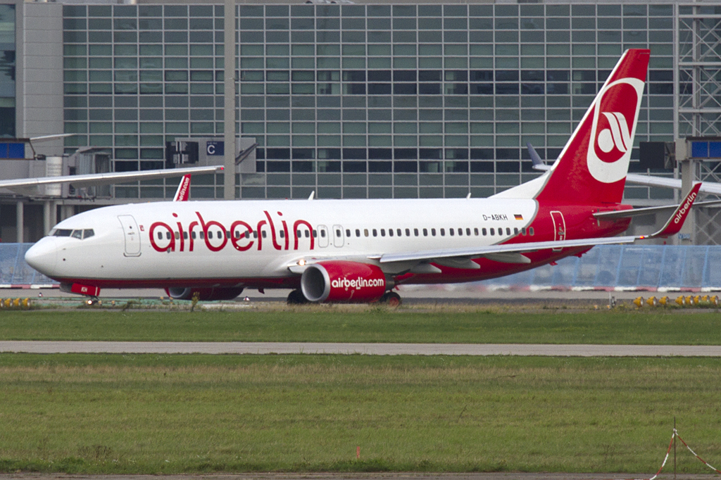 Air Berlin, D-ABKH, Boeing, B737-86J, 26.08.2010, FRA, Frankfurt, Germany 




