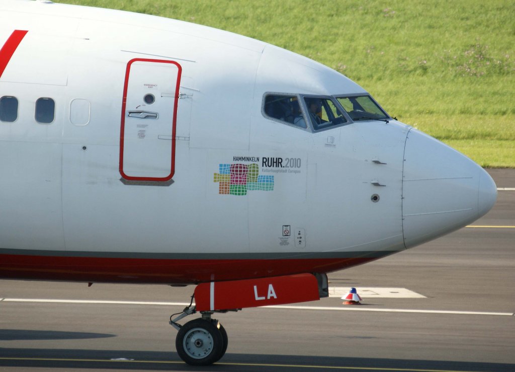 Air Berlin, D-ABLA, Boeing 737-700 WL (Hamminkeln/Ruhr 2010),2010.09.22, DUS-EDDL, Dsseldorf, Germany 

