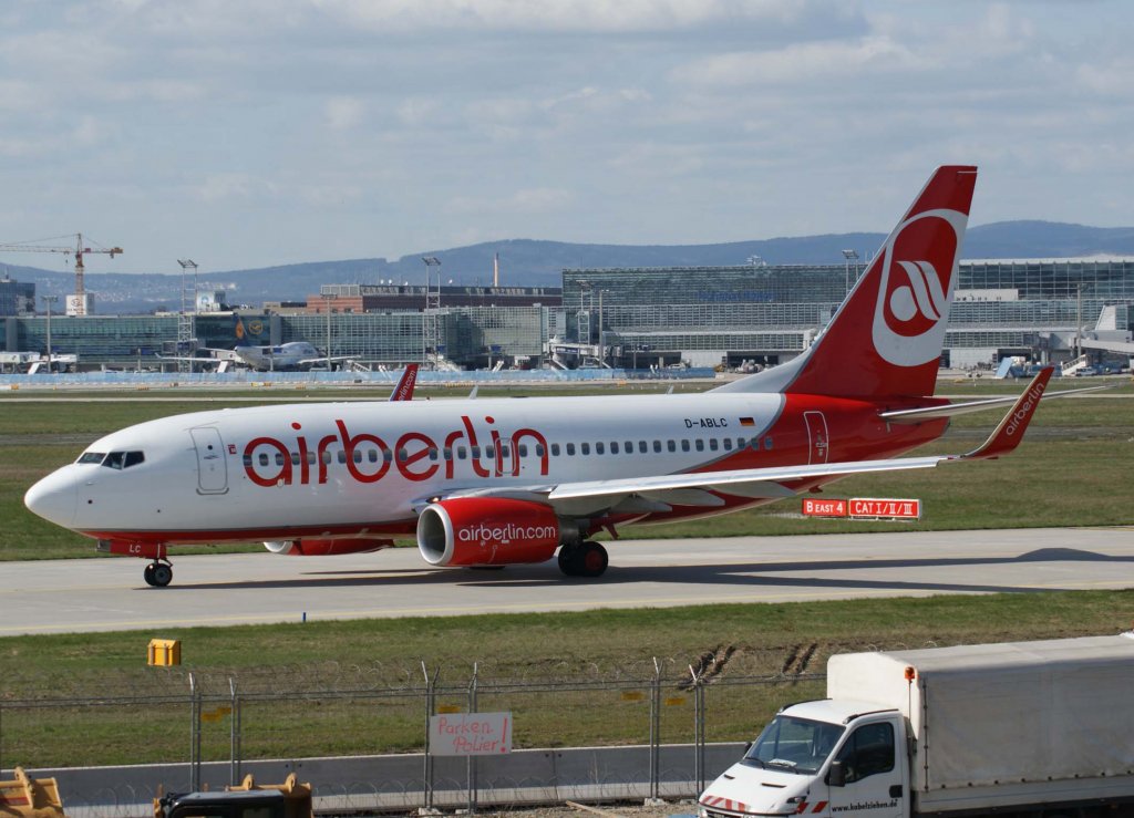 Air Berlin, DABLC, Boeing 737700 WL, 2010.04.10, FRA, Frankfurt