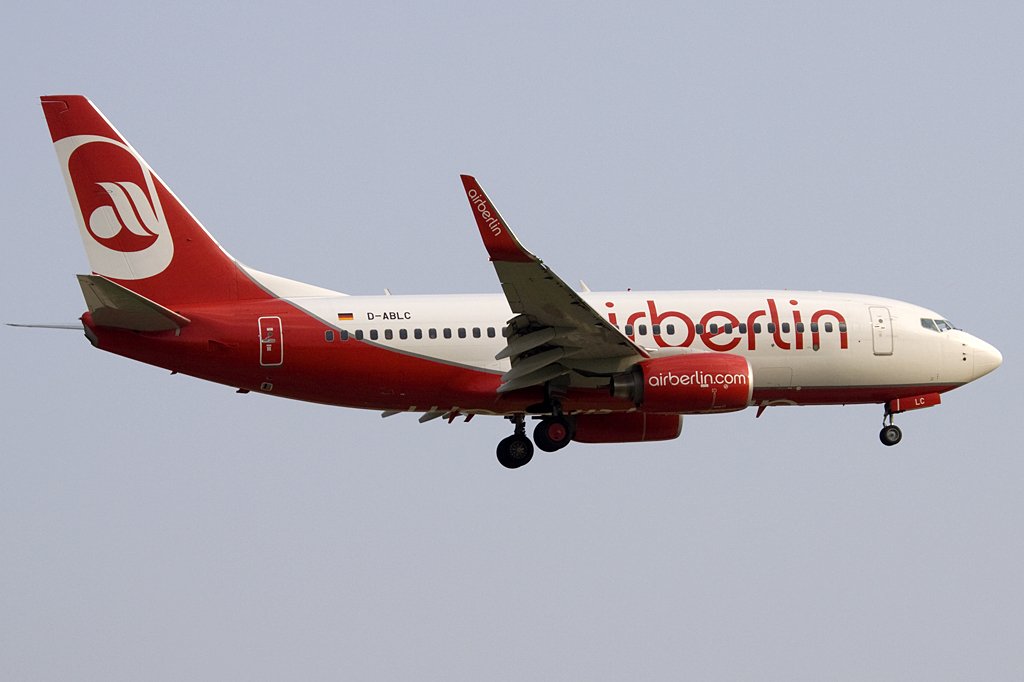 Air Berlin, D-ABLC, Boeing, B737-76JB, 17.08.2009, DUS, Duesseldorf, Germany

