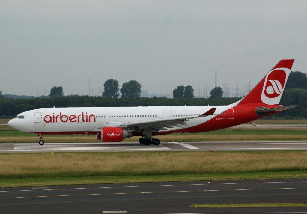 Air Berlin, D-ALPE, Airbus, A 330-200, 01.07.2013, DUS-EDDL, Düsseldorf, Germany 
