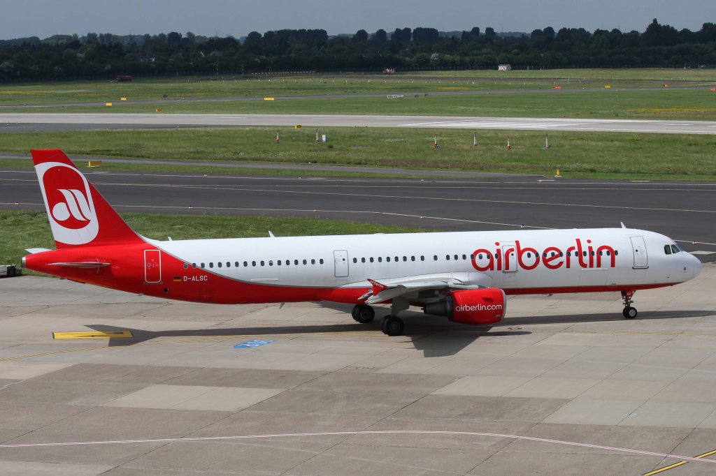 Air Berlin, D-ALSC, Airbus, A 321-200, 11.08.2012, DUS-EDDL, Dsseldorf, Germany 