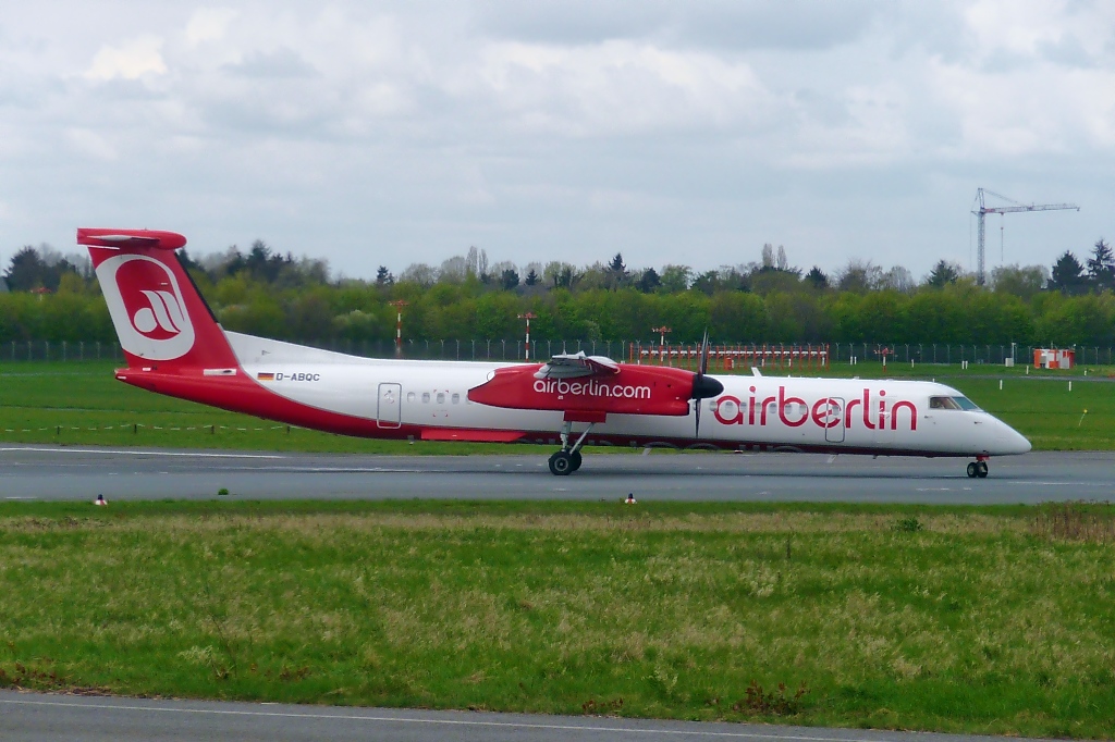 Air Berlin De Havilland Canada DHC-8-402Q Dash 8 in DUS, 16.4.12