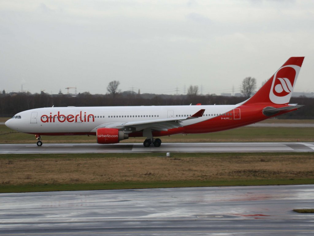 Air Berlin (ex LTU), D-ALPG, Airbus, A 330-200, 06.01.2012, DUS-EDDL, Dsseldorf, Germany 