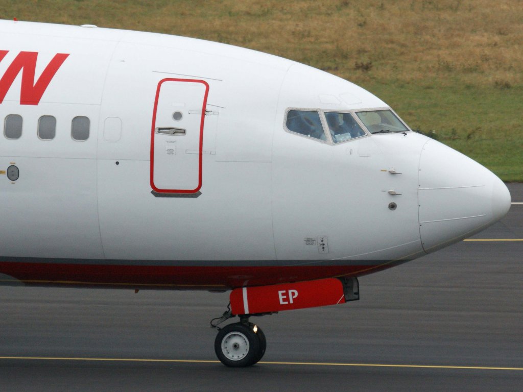 Air Berlin (Germania), D-AGEP, Boeing 737-700 (Bug/Nose), 13.11.2011, DUS-EDDL, Dsseldorf, Germany 